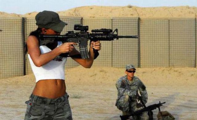 Girls with Guns - Could It Be Any Hotter?