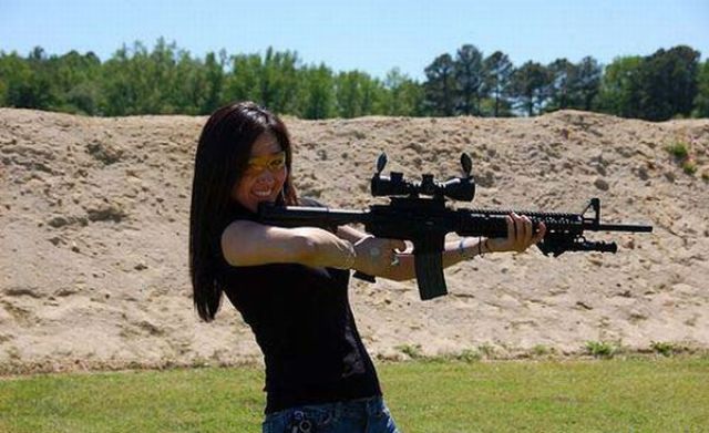 Girls with Guns - Could It Be Any Hotter?