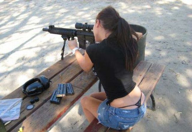 Girls with Guns - Could It Be Any Hotter?