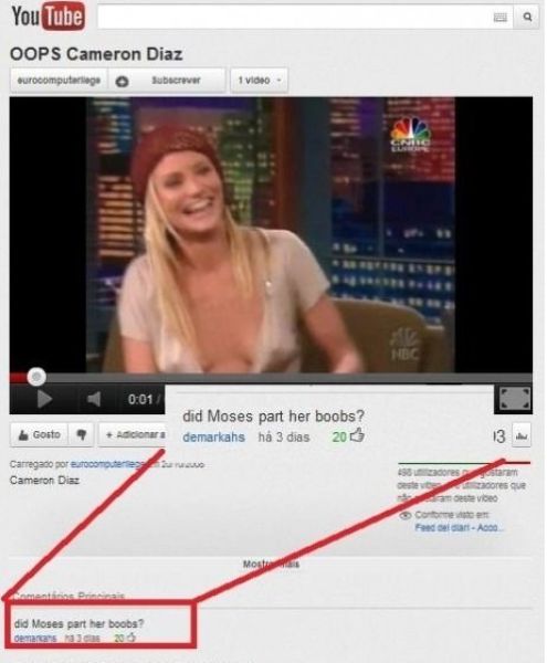 Really Funny YouTube Comments. Part 2