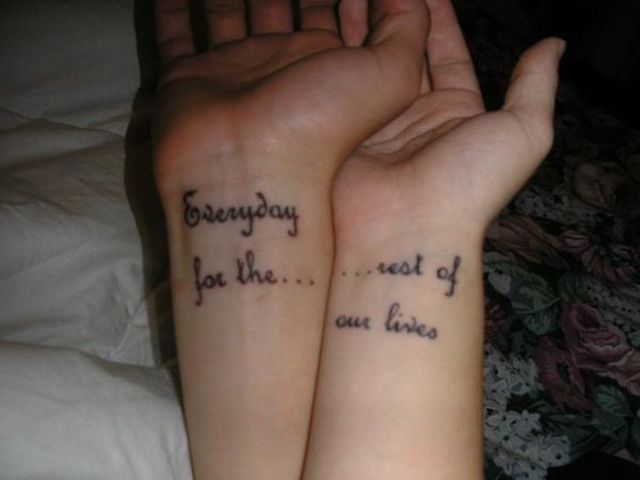 A Nice Collection of Couple Tattoos