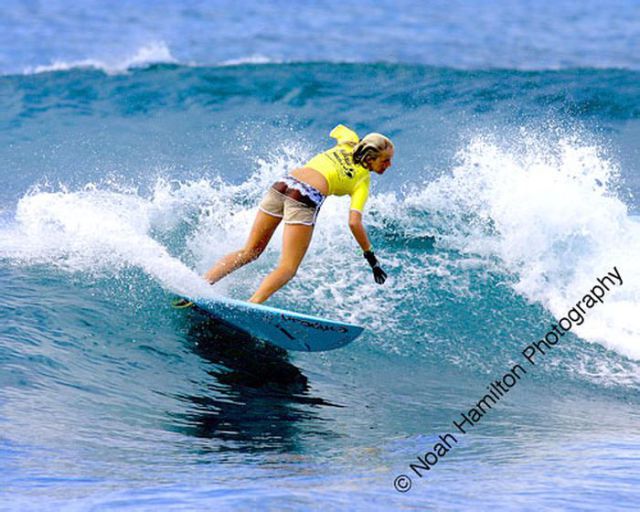 Awesome One-Armed Surfer