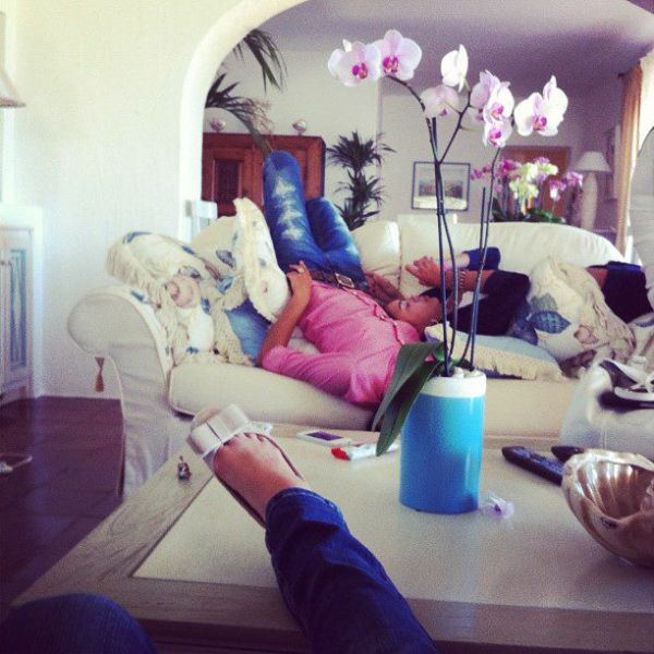Russian Girls from National Rhythmic Gymnastics Team Relax in Sardinia