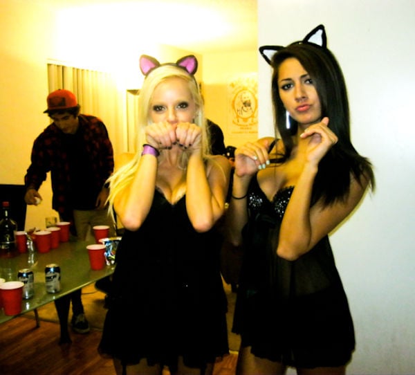 College Girls Choose Claws and Cuffs For Sexy Dress Up!