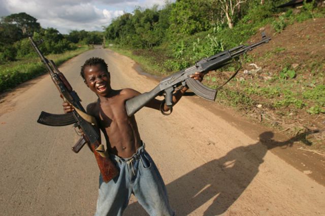 A Frightening Portrayal of African Fighters