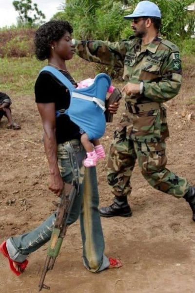 A Frightening Portrayal of African Fighters