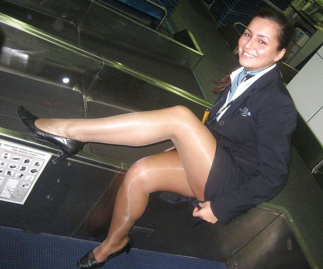 Stewardesses Show off Their Fun Side