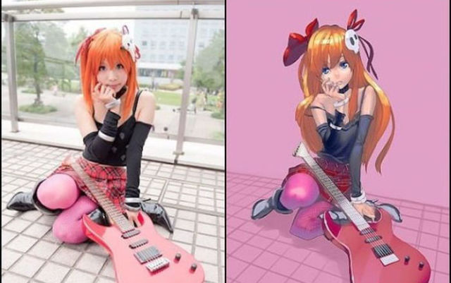 Anime Replicas of Real Life Girls