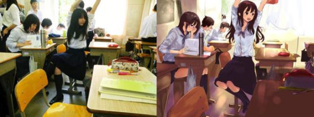 Anime Replicas of Real Life Girls