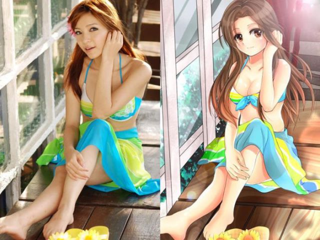 Anime Replicas of Real Life Girls