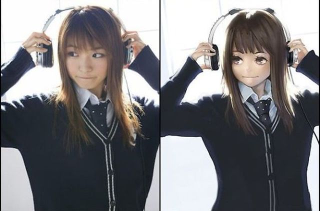 Anime Replicas of Real Life Girls