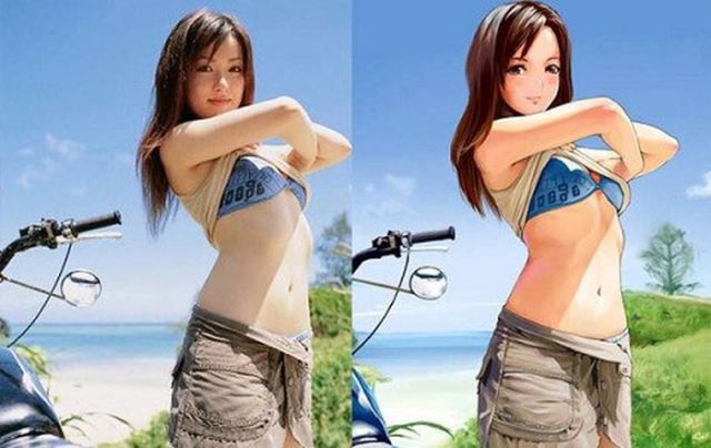 Anime Replicas of Real Life Girls