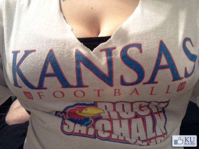 Girls Show Support with Their Boobs