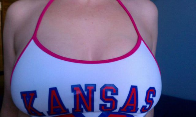 Girls Show Support with Their Boobs