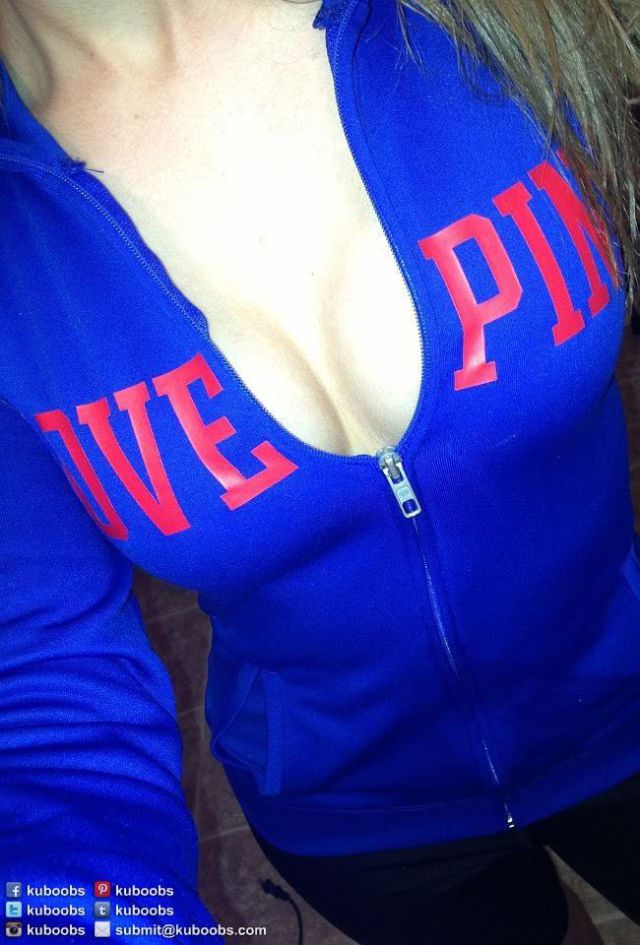 Girls Show Support with Their Boobs