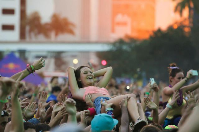 Babes Rocking Out at the Ultra Music Festival