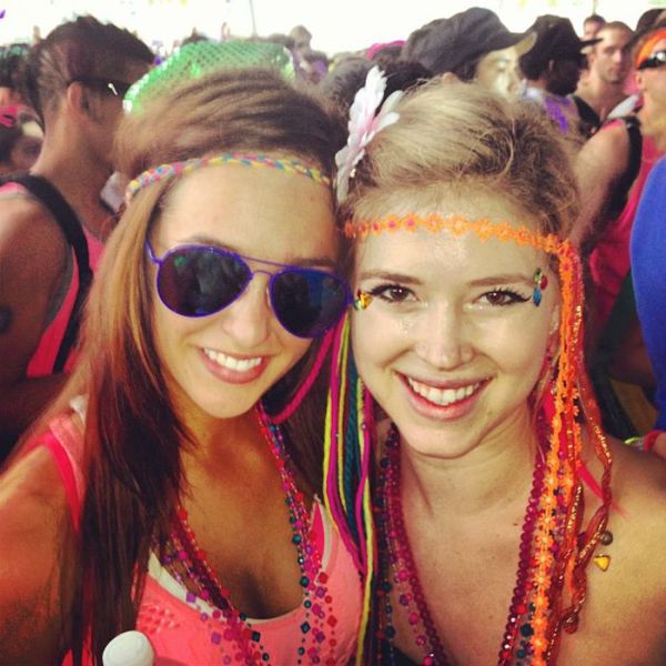 Babes Rocking Out at the Ultra Music Festival