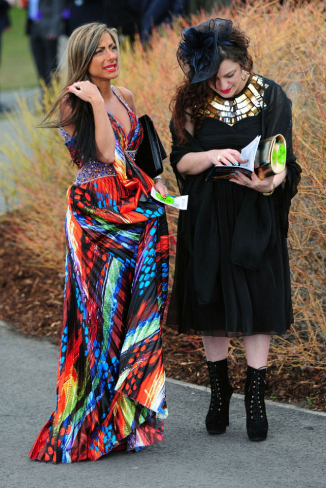 British Girls Get Dolled Up for Ladies Day Debauchery