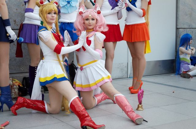 Cosplay Girls at Leipsiger Buchmesse 2013