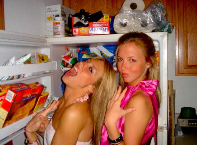 Hot Girls Get a Cool Down…