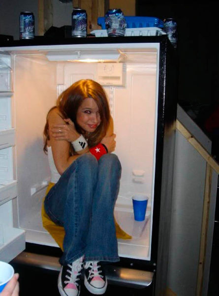Hot Girls Get a Cool Down…