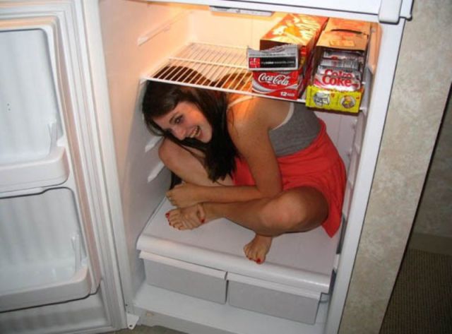 Hot Girls Get a Cool Down…