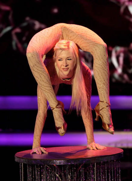 This Bendable Blonde Contortionist Is Sex on Legs