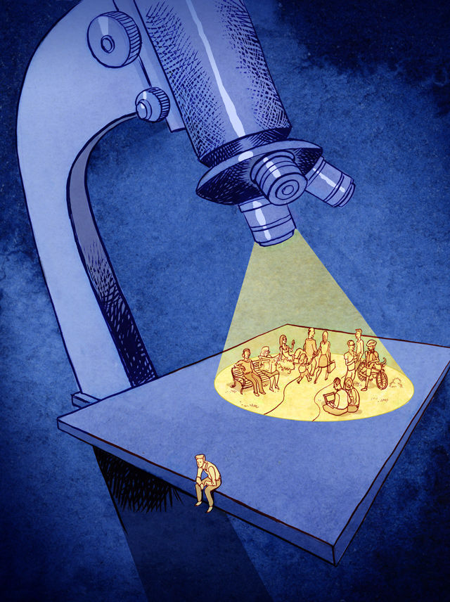 Social Problems Depicted in Cool Cartoon Art