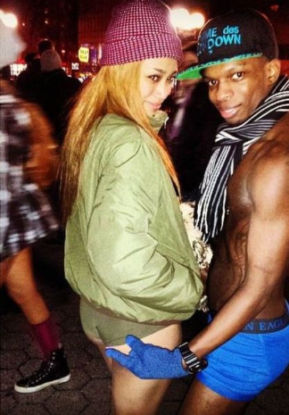 Girls of the No Pants Subway Ride 2014