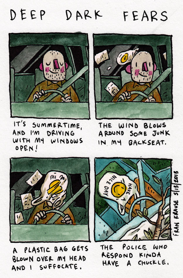 Your Darkest Fears as Creepy Comic Strips