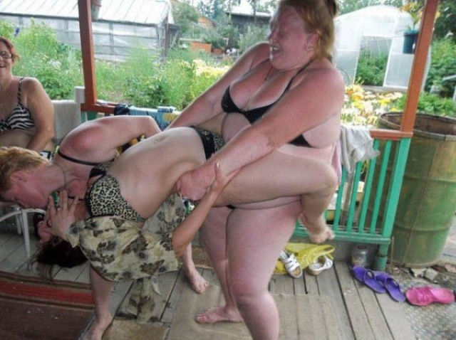 Russian Ladies Let Their Hair Down and Go Completely Crazy