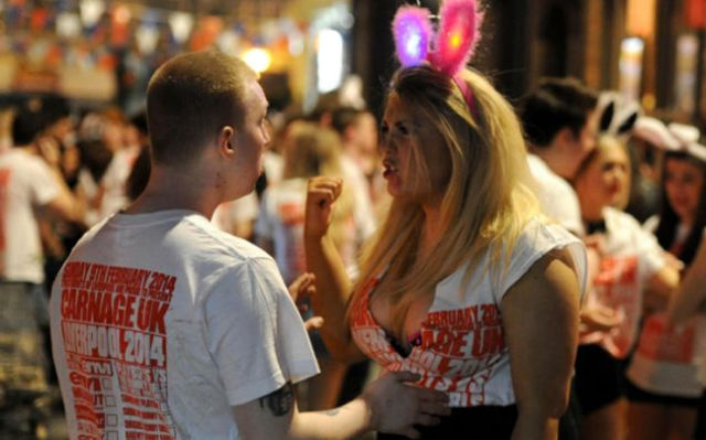Students Unite for Drunken Debauchery in Liverpool