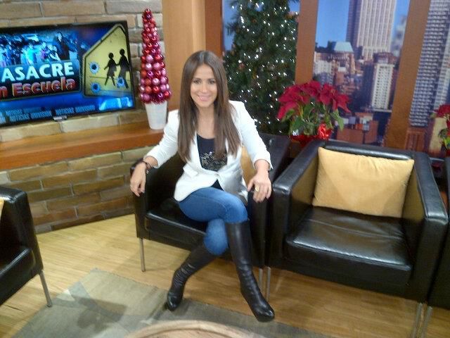 The Beautiful Busty Brunette Who Presents the Weather