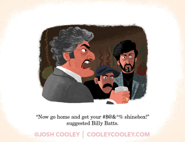 R-Rated Film Scenes Drawn in Pixar Animation Style