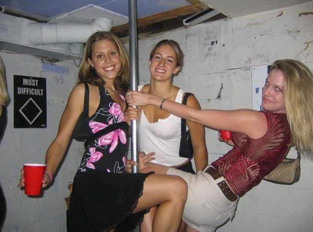 When Girls Get Drunk They All Wanna Pole Dancing