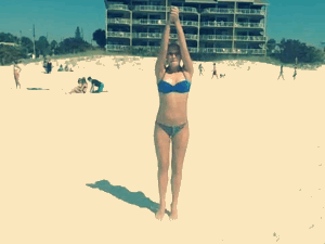 Sexy GIFs of Girls Getting Healthy