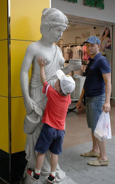 Cute Kids Being a Little Naughty