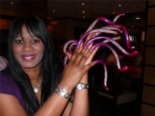 These Extra-Long Nails Are Almost Too Much to Handle
