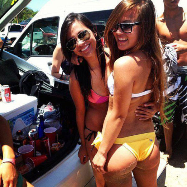 Girls in Bikinis are a Hot Combination