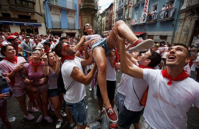 Fun and Craziness at the Annual Street Festival in Spain