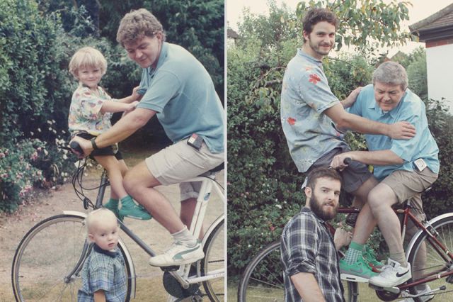 Funny Recreations by Adults of Their Best Old Family Photos