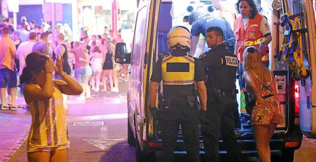 Englishmen Get Drunk and Crazy in Spain