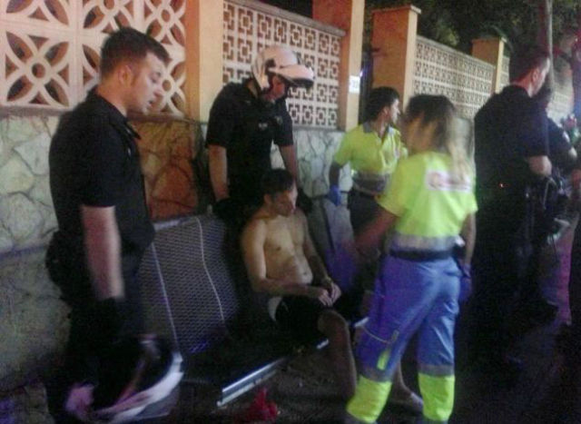 Englishmen Get Drunk and Crazy in Spain