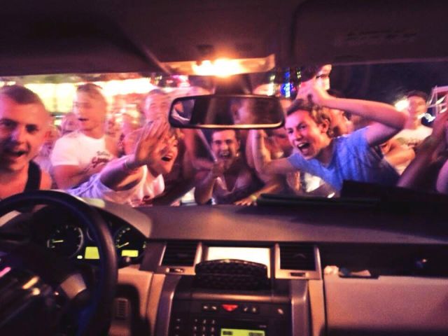 Englishmen Get Drunk and Crazy in Spain