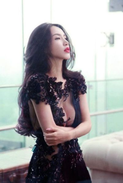 Woman Look Hot Wearing Mesh Clothing