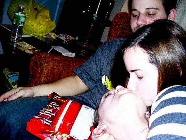 Dudes Watching Drunk Girls Kissing Each Other