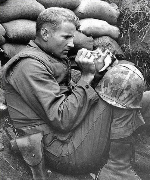 Humans Showing Tenderness to Others in Violent Times