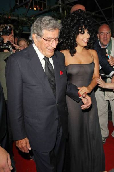 Lady Gaga Forgets Her Bra at Home on a Night Out in Belgium