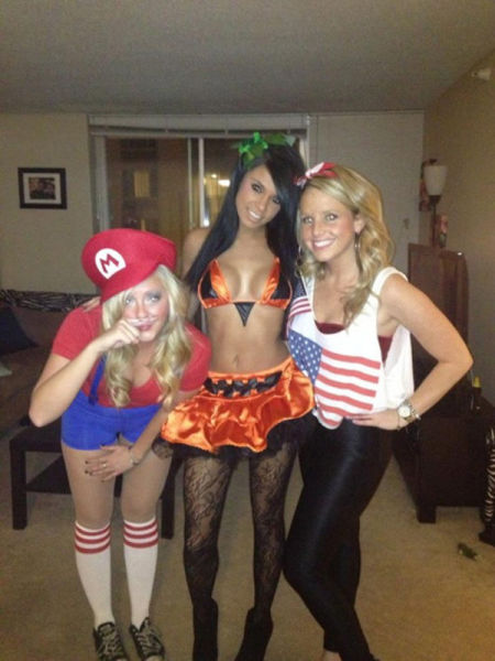 Cute Girls Look Smoking Hot in Halloween Costumes