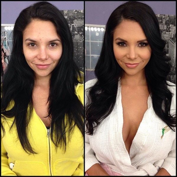 Makeup Makeovers of Popular Porn Stars